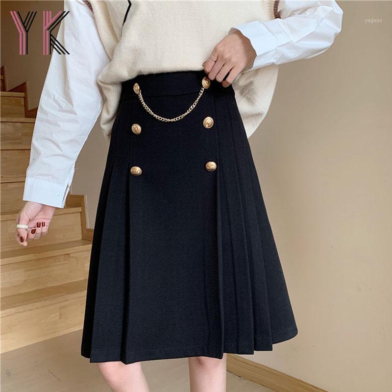 Women's Autumn Winter Skirts Black Pleated Long For Clothes 2021 Female High Waist Chain Mini Streetwear, Long black
Women's Autumn Winter Skirts Black Pleated Long For Clothes 2021 Female High Waist Chain Mini Streetwear, Long black