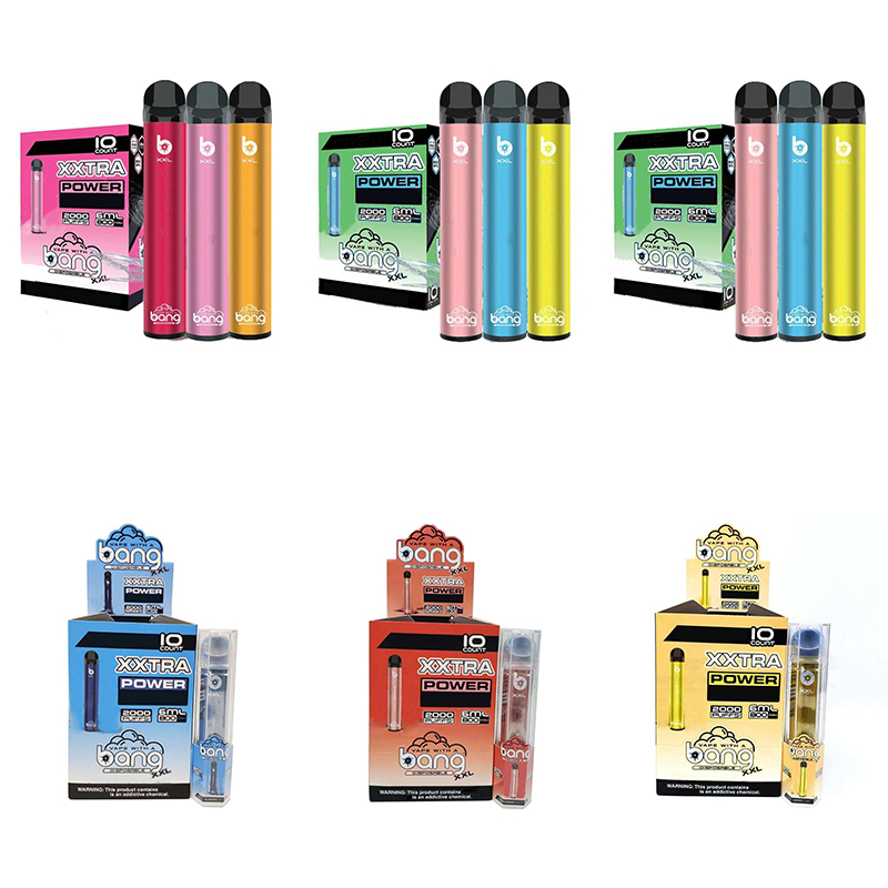 dropshipping Bang XXL e cigarettes Disposable Vape Pen ecigarette starter kit Device 2000 Puffs 800mAh Power Battery 6ml Pods Cartridge Vapo
dropshipping Bang XXL e cigarettes Disposable Vape Pen ecigarette starter kit Device 2000 Puffs 800mAh Power Battery 6ml Pods Cartridge Vapo