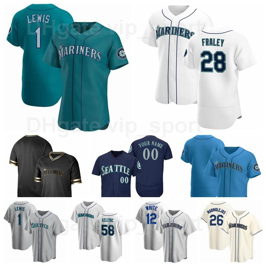 1 Kyle Lewis Jersey Baseball 12 Evan White 26 Jose Marmolejos 58 Jarred Kelenic 28 Jake Fraley 25 Dylan Moore Men Kids Women, Blue;black
1 Kyle Lewis Jersey Baseball 12 Evan White 26 Jose Marmolejos 58 Jarred Kelenic 28 Jake Fraley 25 Dylan Moore Men Kids Women, Blue;black