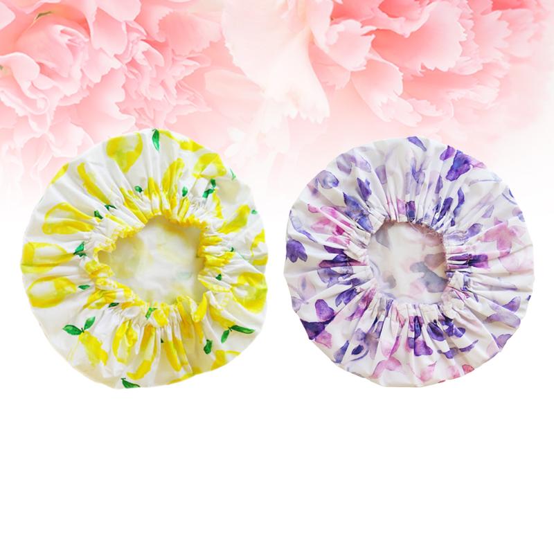 Shower Caps 2pcs Double Layer Hat Chic Bathing Waterproof Hair Protective Bath For Ladies Female (Pattern +
Shower Caps 2pcs Double Layer Hat Chic Bathing Waterproof Hair Protective Bath For Ladies Female (Pattern +