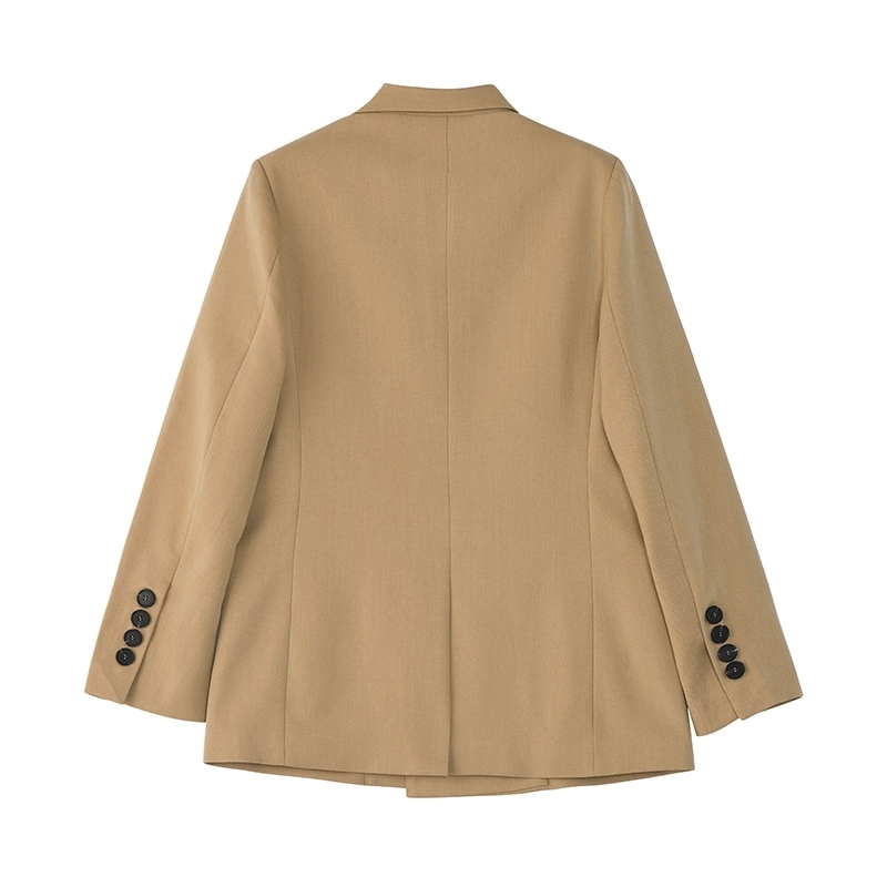 Casual Black Spring Blazer For Women Notched Long Sleeve Sashes Korean Blazers Female Fashion Clothing Style 210524