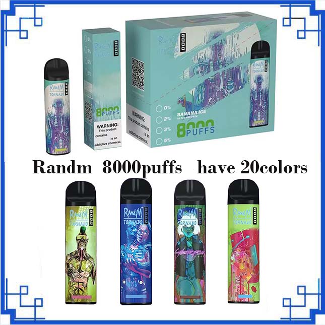 Original R andm Tornado 8000 Puffs RandM Disposable Cigarettes 50 mg Vaporizer 16ml Device 1000mAh Rechargeable Battery Airflow Control MESH high
Original R andm Tornado 8000 Puffs RandM Disposable Cigarettes 50 mg Vaporizer 16ml Device 1000mAh Rechargeable Battery Airflow Control MESH high