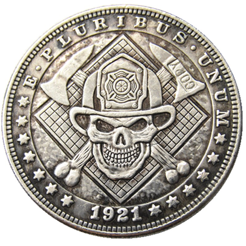 HB90 Hobo Morgan Dollar skull zombie skeleton Copy Coins Brass Craft Ornaments home decoration accssories
HB90 Hobo Morgan Dollar skull zombie skeleton Copy Coins Brass Craft Ornaments home decoration accssories
