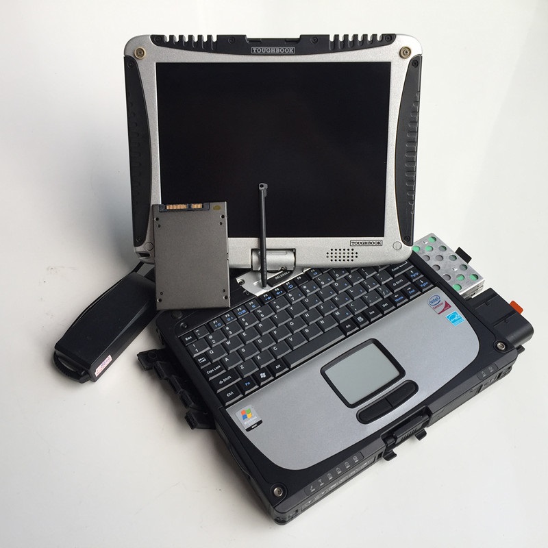 Diagnostic Tool for BMW Icom Next + MB Start 5 SD Connect C5 + 2in1 SSD Installed Well + CF-19 used Laptop CF19