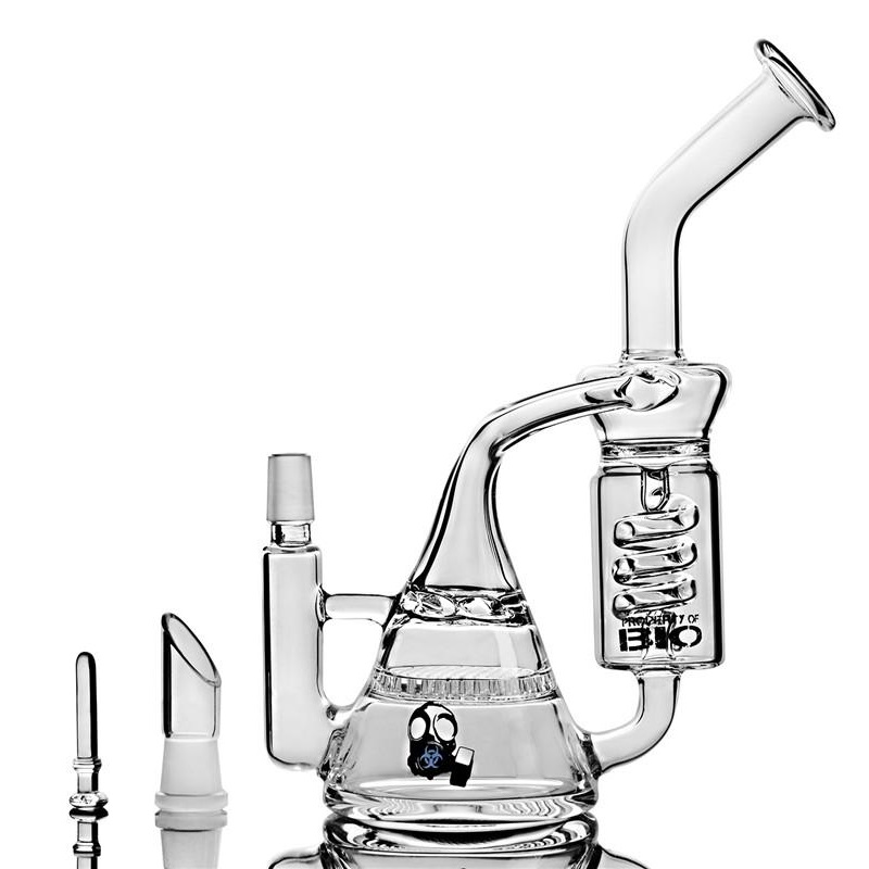 Unique BIO Beaker Bong Handmade Hookahs Thickness Base Vapor Water Pipe Fliter Perc Hookah Sprial Recycler Dab Rig Glass Bongs
Unique BIO Beaker Bong Handmade Hookahs Thickness Base Vapor Water Pipe Fliter Perc Hookah Sprial Recycler Dab Rig Glass Bongs
