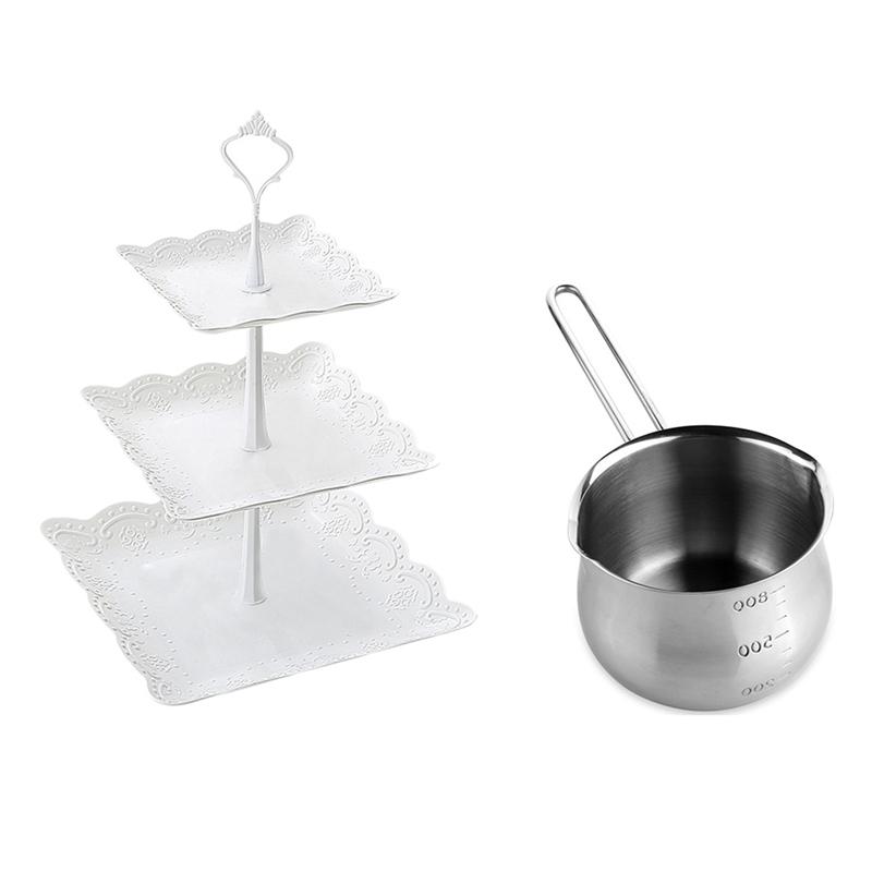 Dishes & Plates 1Pcs Non-Stick Pan Milk Pot Heating With Pour Spouts 3 Tier Cupcake Display Stand Dessert Tower Fruit Tray
Dishes & Plates 1Pcs Non-Stick Pan Milk Pot Heating With Pour Spouts 3 Tier Cupcake Display Stand Dessert Tower Fruit Tray