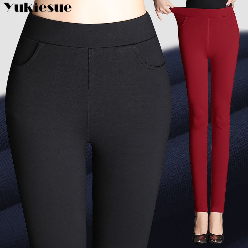 Elastic High Waist Women Pencil Pants capris Plus Size 4xl Large women's Leggings Female trousers Trousers Femme Pantalon 210518, Red
Elastic High Waist Women Pencil Pants capris Plus Size 4xl Large women's Leggings Female trousers Trousers Femme Pantalon 210518, Red