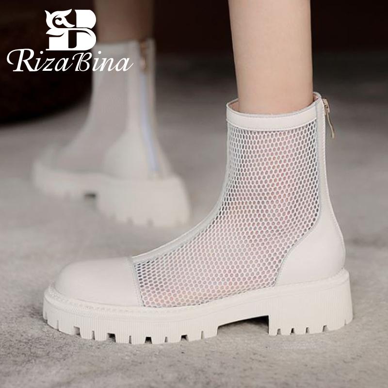 Boots RIZABINA Summer Women Fashion Real Leather Round Toe Zipper Hollow Out Pumps Square Heel Solid Female Footwear Size 34-41, Black
Boots RIZABINA Summer Women Fashion Real Leather Round Toe Zipper Hollow Out Pumps Square Heel Solid Female Footwear Size 34-41, Black