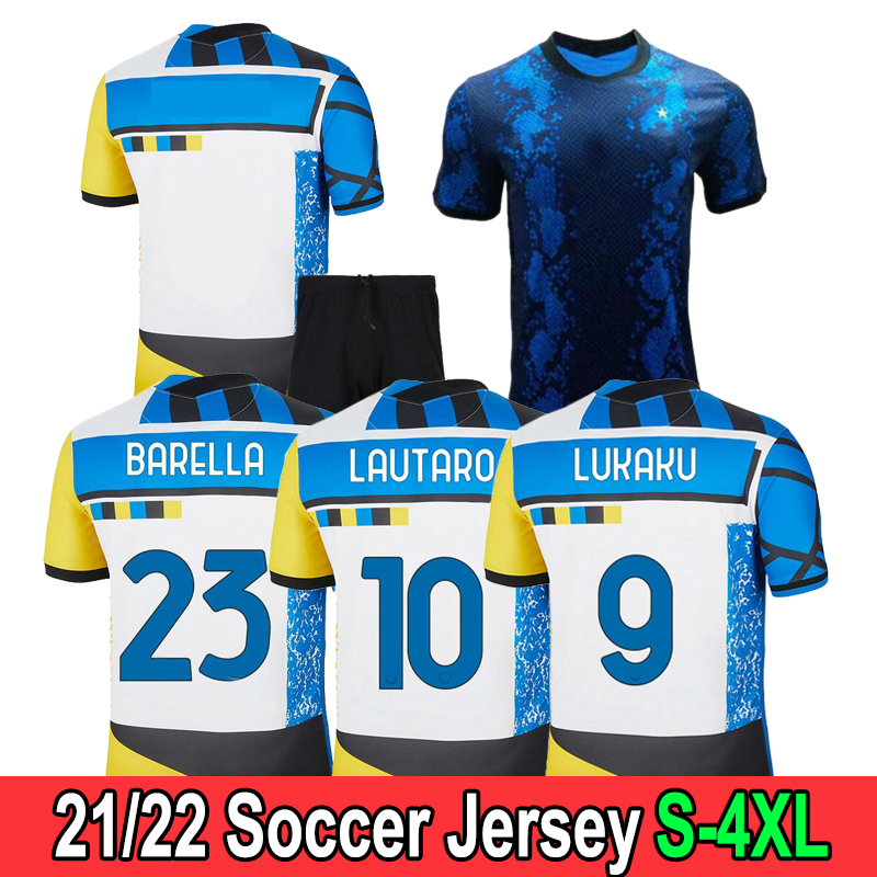 2021 2022 Inter soccer jerseys LUKAKU LAUTARO ALEXIS milan football jersey IBRAHIMOVIC THEO VIDAL BARELLA shirts adult men kids kits sets uniform, Black;yellow
2021 2022 Inter soccer jerseys LUKAKU LAUTARO ALEXIS milan football jersey IBRAHIMOVIC THEO VIDAL BARELLA shirts adult men kids kits sets uniform, Black;yellow