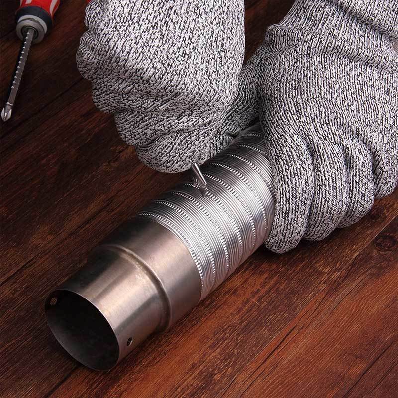 Stainless Steel Wire Butcher Cut-Resistant Glove Kitchen Gadgets Anti-cut Gloves Cut Proof Stab Resistant 1 Pair Multifunction