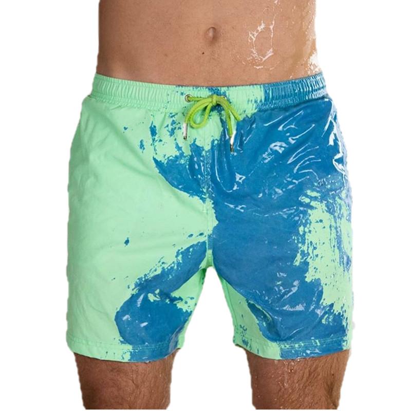 Men's Shorts 2022 Summer Men Swimming Quick Dry Magical Change Color Beach Discoloration Surfing Board Casual, White;black
Men's Shorts 2022 Summer Men Swimming Quick Dry Magical Change Color Beach Discoloration Surfing Board Casual, White;black