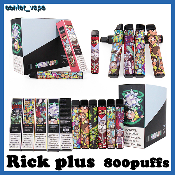 Rick plus disposable vape Starter Kit 550mAh Battery 3.2ml Cartridge Vape 10 colors 800puffs bars disposable Pod PK puff plus high quality
Rick plus disposable vape Starter Kit 550mAh Battery 3.2ml Cartridge Vape 10 colors 800puffs bars disposable Pod PK puff plus high quality