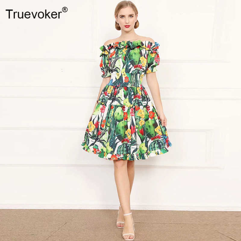Truevoker Runway High Street Vocation Dres's Off The Shoulder Cactus Print Casual Knee Length Plus Size XXL - 7XXL 210602, Green
Truevoker Runway High Street Vocation Dres's Off The Shoulder Cactus Print Casual Knee Length Plus Size XXL - 7XXL 210602, Green