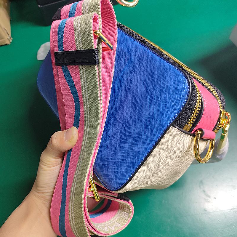 Waist Bags Ln High Quality Ladies Wide Shoulder Strap, Sky blue
