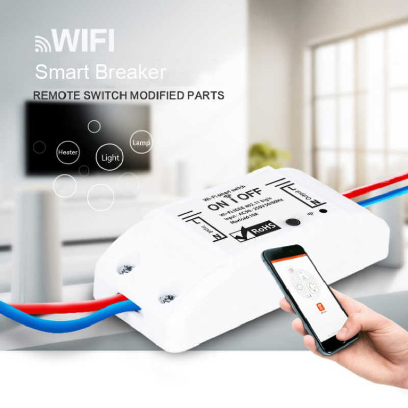 1PCS Smart Light Switch DIY WiFi Smart Light Switch tuya/Smart Life APP Wireless Remote Control Work With Alexa Google Home
1PCS Smart Light Switch DIY WiFi Smart Light Switch tuya/Smart Life APP Wireless Remote Control Work With Alexa Google Home