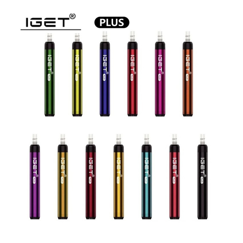 Original Iget Plus Disposable E Cigarette With Filter Device 650mAh Batteries 4.8ml Pods 6% Level Vape Pen Kit VS Bang XXL King Max Bar XL Q
Original Iget Plus Disposable E Cigarette With Filter Device 650mAh Batteries 4.8ml Pods 6% Level Vape Pen Kit VS Bang XXL King Max Bar XL Q