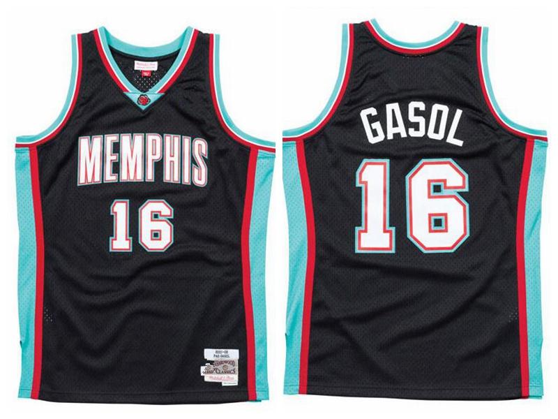 men mitchell ness13 vancouver13 grizzlies pau gasol 16 200102 swingman home jersey, Black
men mitchell ness13 vancouver13 grizzlies pau gasol 16 200102 swingman home jersey, Black