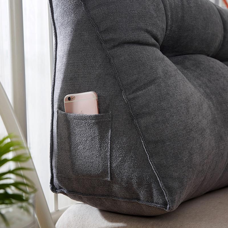 SongKAum Washable Long Bedside Pillows With Filling Modern Simplicity Pillow Single Double Home Cushion Tatami For Sleeping