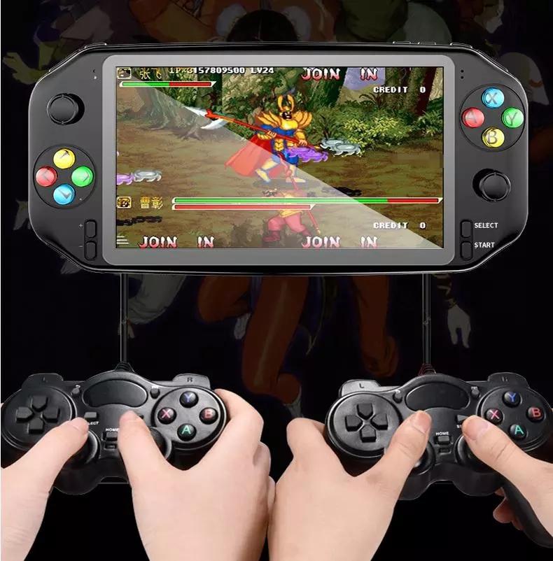 Portable Game Players For PS1 RS18 7 Inch Handheld Console Double Joystock Controller TFCard PSP NES N64 Support Save 3500mah
Portable Game Players For PS1 RS18 7 Inch Handheld Console Double Joystock Controller TFCard PSP NES N64 Support Save 3500mah