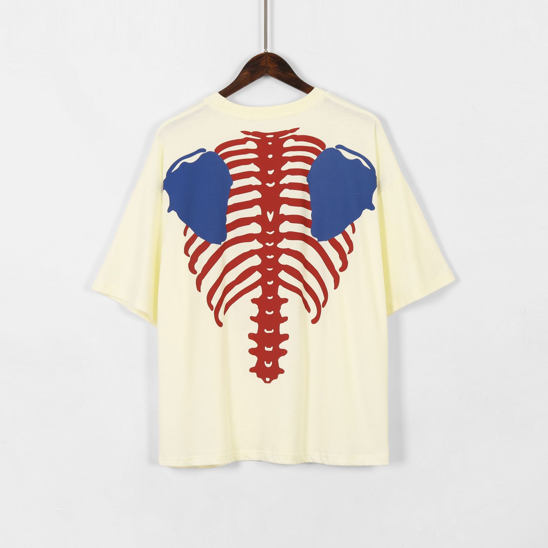 Mens Designer T Shirts KAPITAL Rap Skeleton Oversize Hip Hop Loose Short Sleeve High Street, White;black
Mens Designer T Shirts KAPITAL Rap Skeleton Oversize Hip Hop Loose Short Sleeve High Street, White;black
