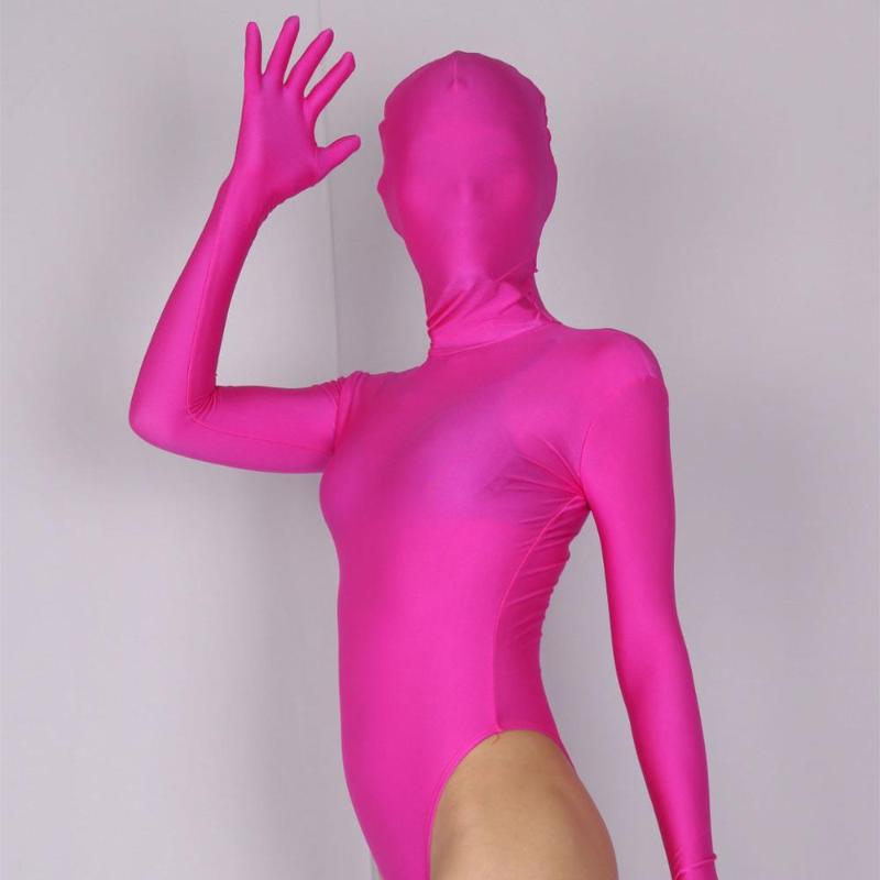 Women's Shapers Women Men Sexy Spandex Leotard Long-sleeved High Elastic Body Shaping Tight Corset One Piece Stage Show