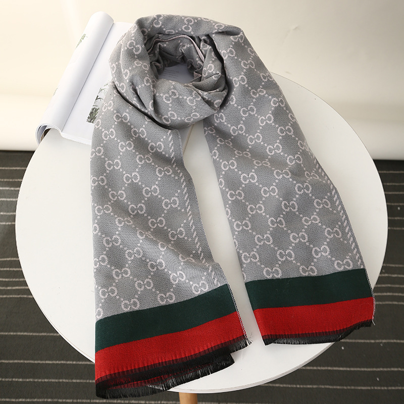 Good quality Scarf 2 Seasonal Scarves Women's Long-necked Letter Scarfs 4 Colors Available 180 X 65 cm, Blue;gray
Good quality Scarf 2 Seasonal Scarves Women's Long-necked Letter Scarfs 4 Colors Available 180 X 65 cm, Blue;gray