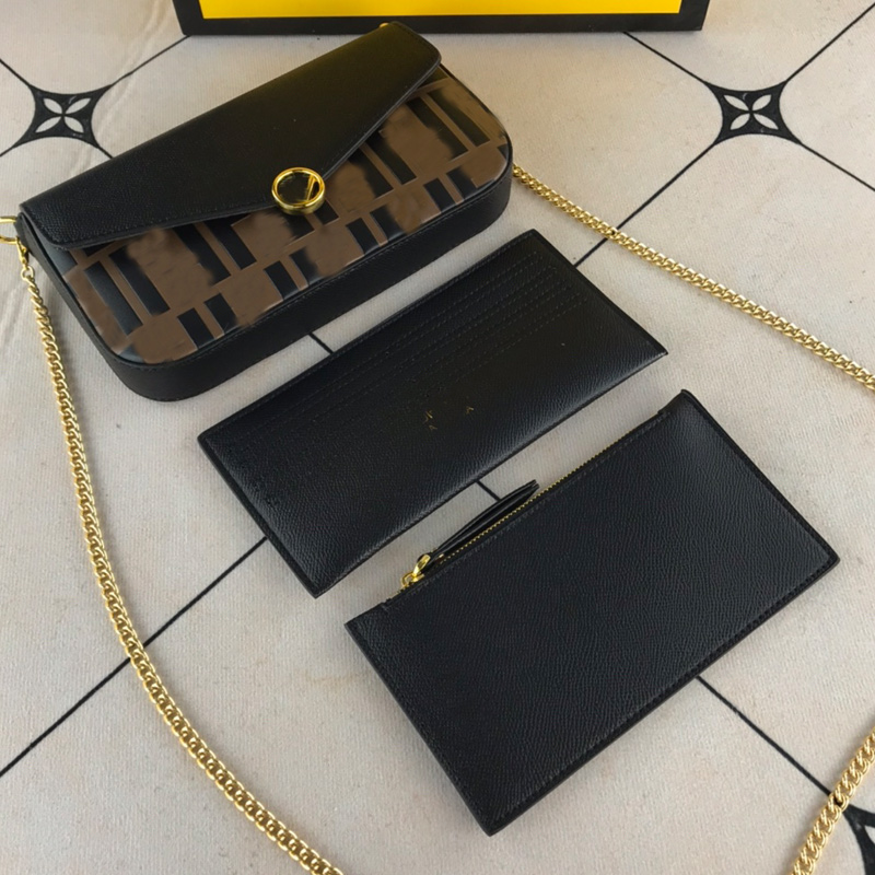 Chian Messenger Bag Women Crossbody Shoulder Purse Handbag Patchwork Fashion Genuine Leather Hasp Three Piece Set Classic Letter Print, Black
Chian Messenger Bag Women Crossbody Shoulder Purse Handbag Patchwork Fashion Genuine Leather Hasp Three Piece Set Classic Letter Print, Black
