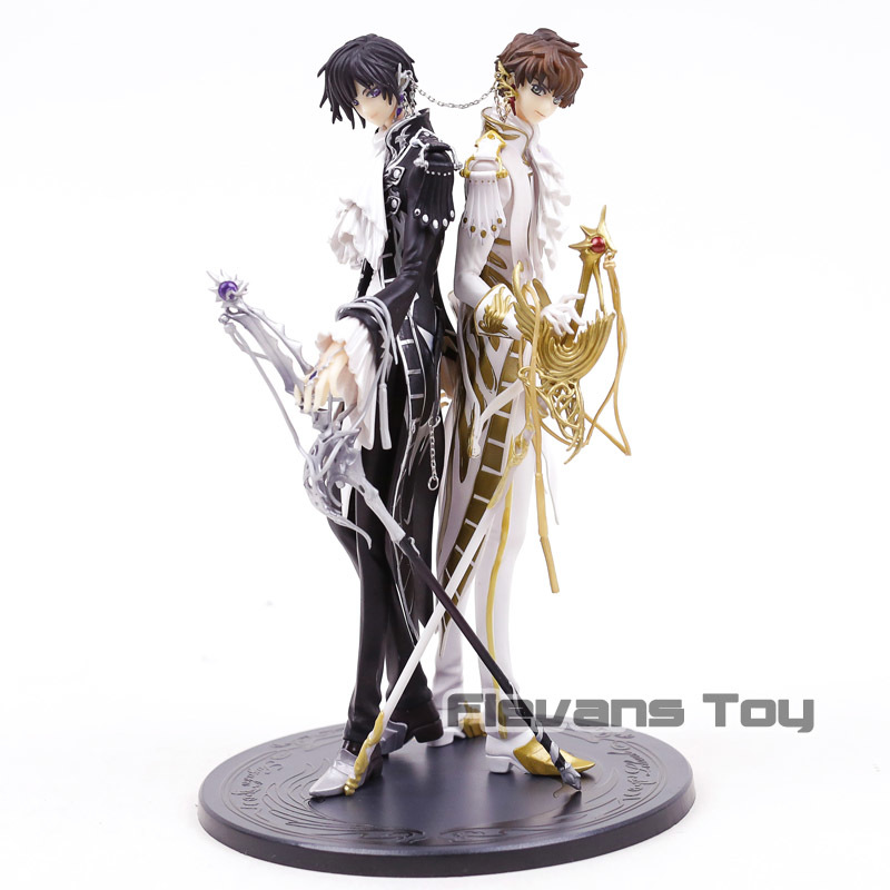 Code Geass Lelouch of the Rebellion R2 Lelouch & Suzaku Collectible Figure Model Toy X0503, 22cm no box
Code Geass Lelouch of the Rebellion R2 Lelouch & Suzaku Collectible Figure Model Toy X0503, 22cm no box