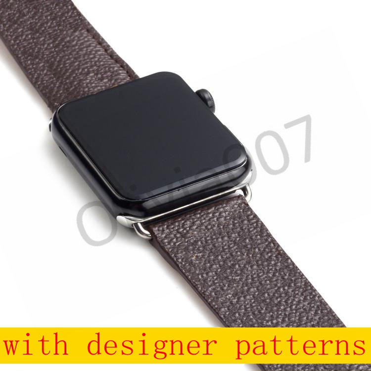 Top Luxury Designer Watchbands 42mm 38mm 40mm 44mm Strap For Iwatch 2 3 4 5 6 Bands Leather Watch Band Bracelet Fashion Flower Watchband Men
Top Luxury Designer Watchbands 42mm 38mm 40mm 44mm Strap For Iwatch 2 3 4 5 6 Bands Leather Watch Band Bracelet Fashion Flower Watchband Men