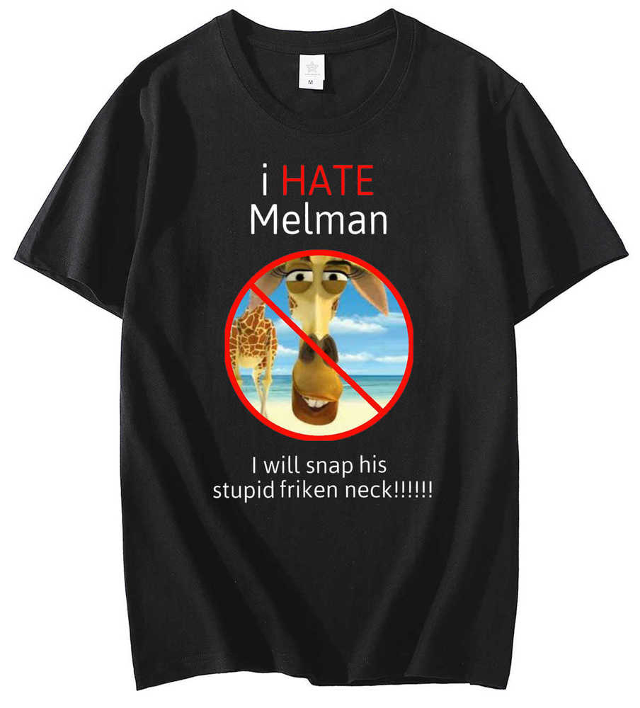 Hate i Melman t Shirt Streetwear Harajuku T-shirt Men Summer Black Short Mouwen Oversized Katoen Mode Tops Te, White;black
Hate i Melman t Shirt Streetwear Harajuku T-shirt Men Summer Black Short Mouwen Oversized Katoen Mode Tops Te, White;black