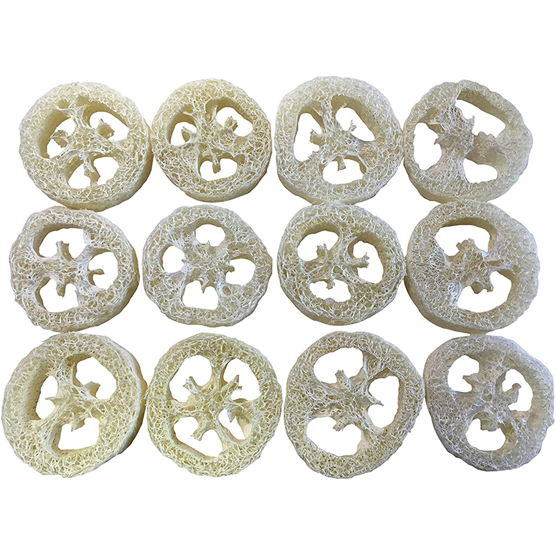 2cm Thick Natural Sponge Loofah Cuts Slices for Soap Making or Dish Holder Best quality