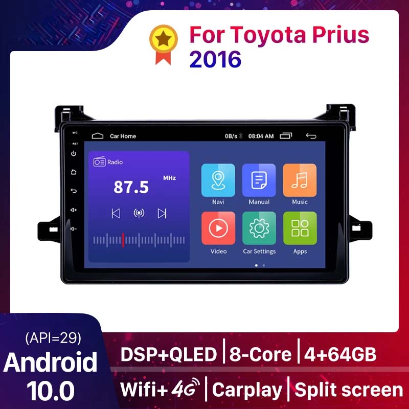 9 inch 2din Android HD Touch Screen car dvd Radio gps Player for 2016-Toyota Prius support WIFI Bluetooth DVR Rearview camera
9 inch 2din Android HD Touch Screen car dvd Radio gps Player for 2016-Toyota Prius support WIFI Bluetooth DVR Rearview camera