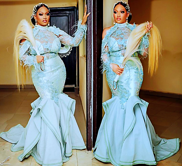 2021 Plus Size Arabic Aso Ebi Mermaid Lace Beaded Prom Dresses Sheer Neck Long Sleeves Evening Formal Party Second Reception Gowns Dress ZJ464, Light sky blue
2021 Plus Size Arabic Aso Ebi Mermaid Lace Beaded Prom Dresses Sheer Neck Long Sleeves Evening Formal Party Second Reception Gowns Dress ZJ464, Light sky blue