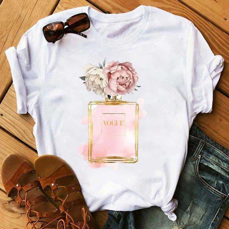 Perfume Print Flower Women Bottle Clothes Sweet Short Sleeve Tshirt Printed Women Shirt T Female T-shirt Top Casual Woman Tee X0527 6XVH, Bt3671
Perfume Print Flower Women Bottle Clothes Sweet Short Sleeve Tshirt Printed Women Shirt T Female T-shirt Top Casual Woman Tee X0527 6XVH, Bt3671