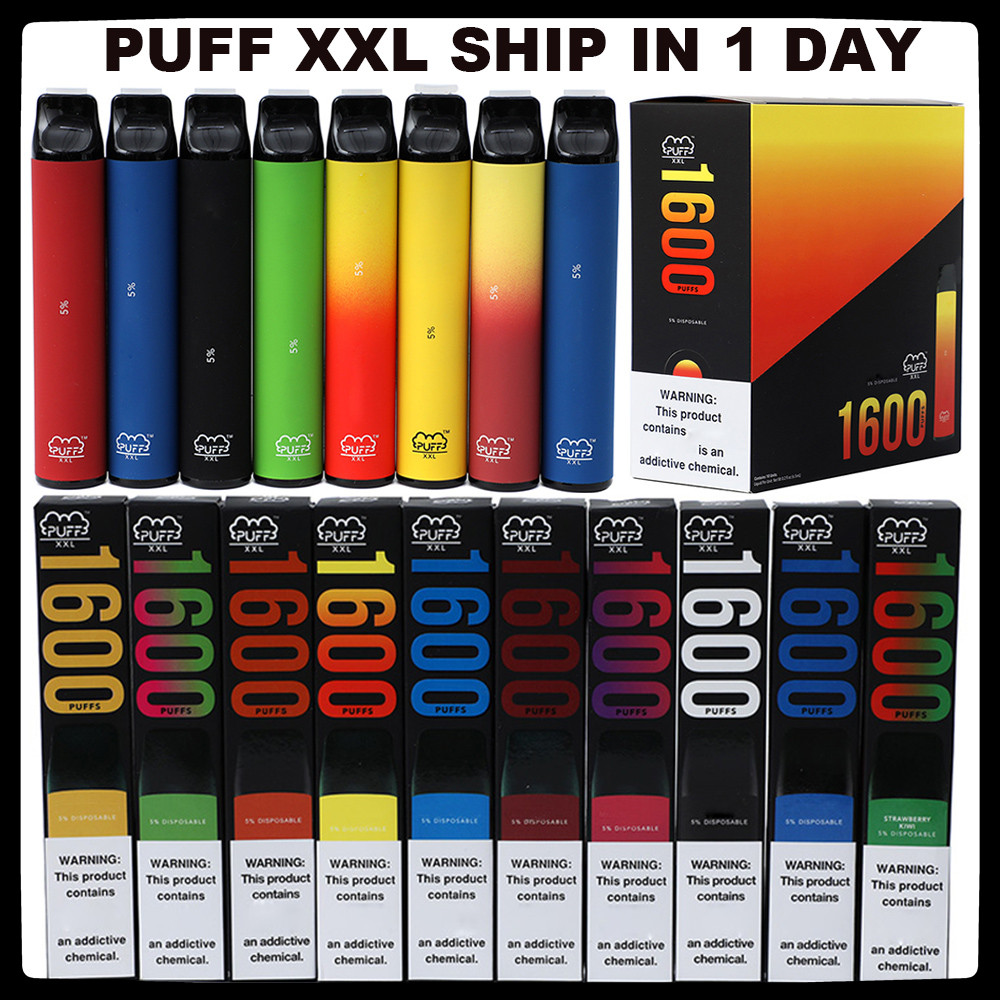 E cigarette Puff XXL Disposable Vape Pen 1600 Pre Filled Pods vapes Cartridge VS puffbars
E cigarette Puff XXL Disposable Vape Pen 1600 Pre Filled Pods vapes Cartridge VS puffbars