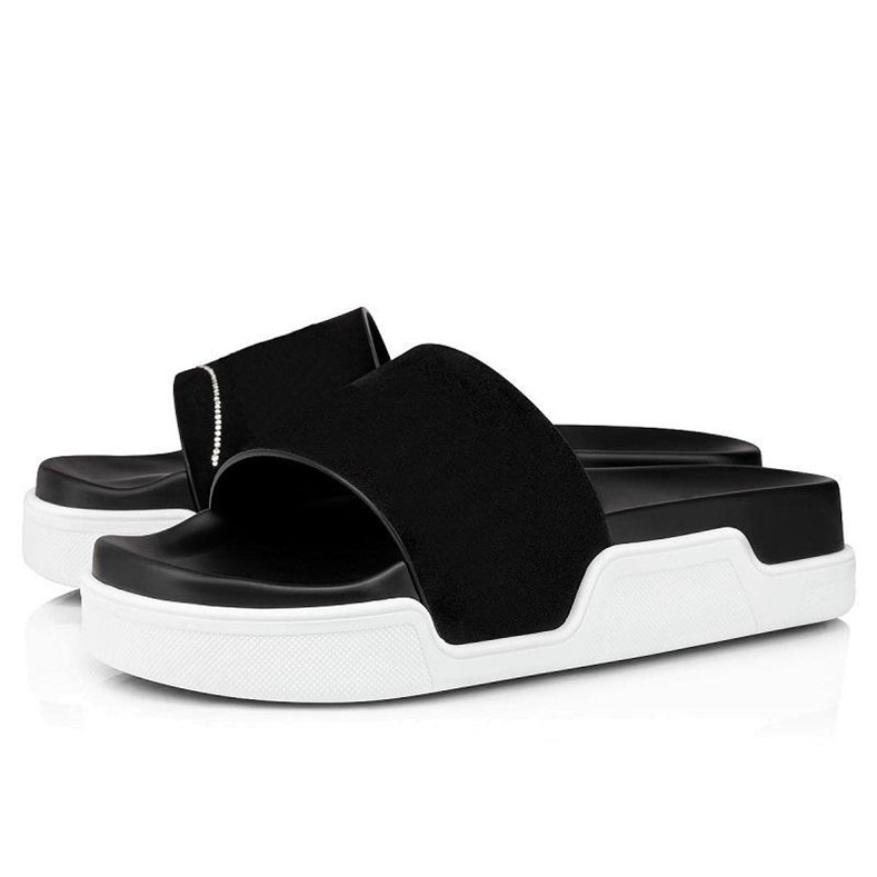 2021 Red Bottoms Platform Slippers Studded Spikes Flip Flops Men Women Branded Sandals Summer Beach Slides Casual Shoes With Box Dustbag, Black
2021 Red Bottoms Platform Slippers Studded Spikes Flip Flops Men Women Branded Sandals Summer Beach Slides Casual Shoes With Box Dustbag, Black