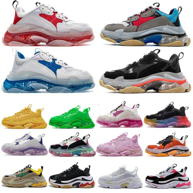 2023 Paris Triple S sneakers Running Shoes 17FW for men Women Triple-S Old Dad Platform Black White Crystal clear sole Bottom Fashion Trainers
2023 Paris Triple S sneakers Running Shoes 17FW for men Women Triple-S Old Dad Platform Black White Crystal clear sole Bottom Fashion Trainers