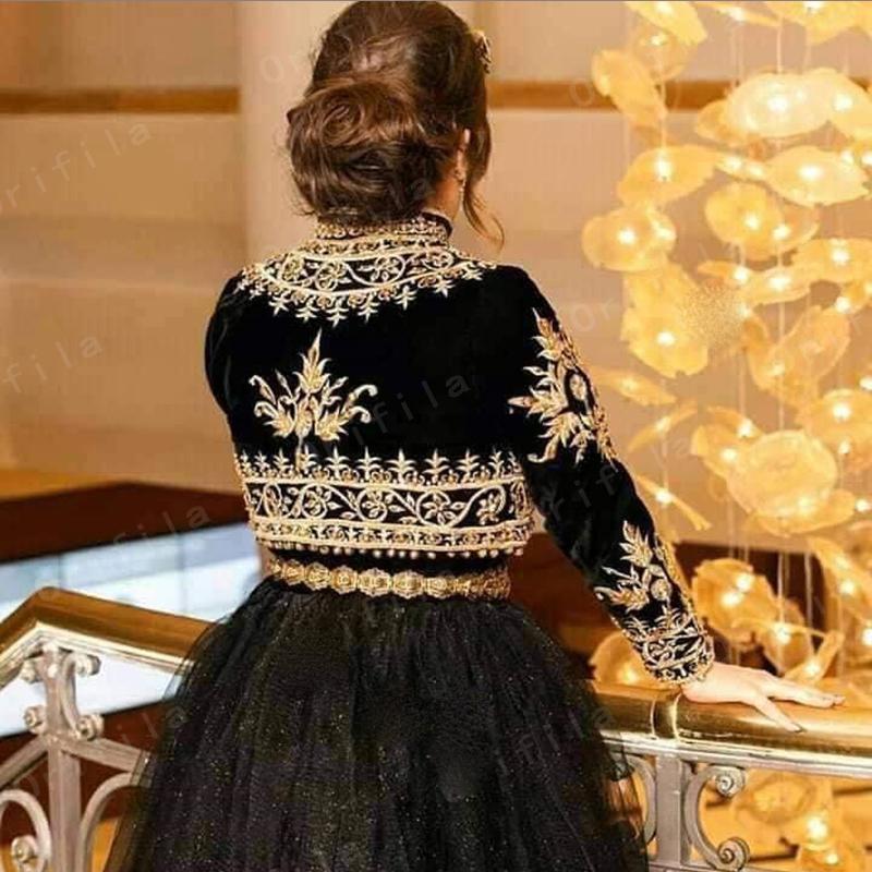 Traditional Kosovo Albanian Caftan Evening Dress Jacket 2021 Lace Beads Vestidos De Novia Tunisian Prom Party Gowns 322 B0313
