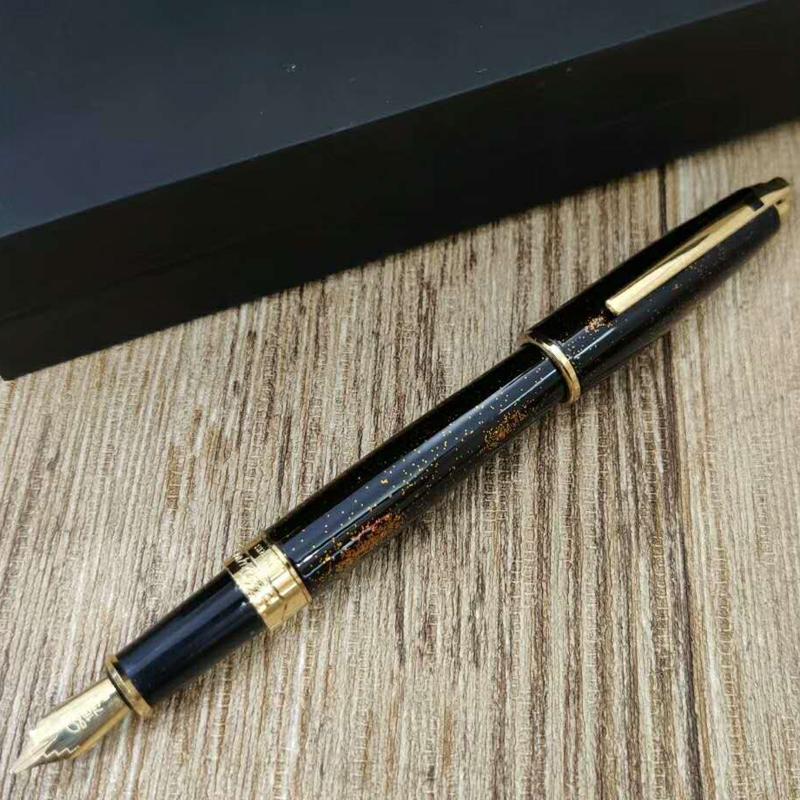 2021 Dupont Fountain Pens black golden business office and school writing supplies Luxury gift Recommend Pen
2021 Dupont Fountain Pens black golden business office and school writing supplies Luxury gift Recommend Pen