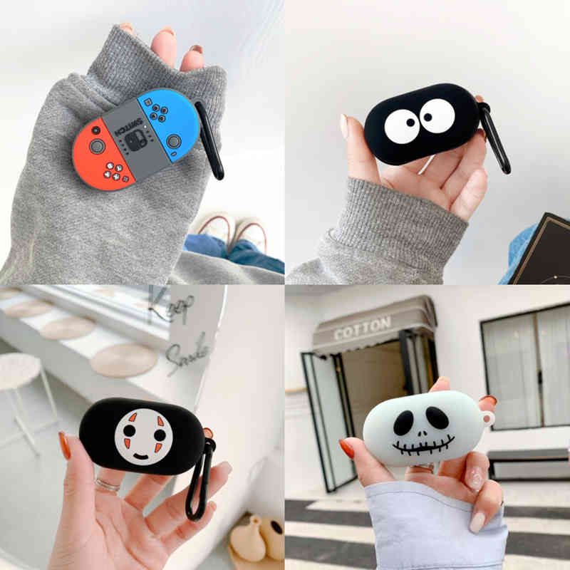 For Galaxy buds plus case Anime cartoon with keychain silicone soft shell headphone accessories cover Cute
For Galaxy buds plus case Anime cartoon with keychain silicone soft shell headphone accessories cover Cute