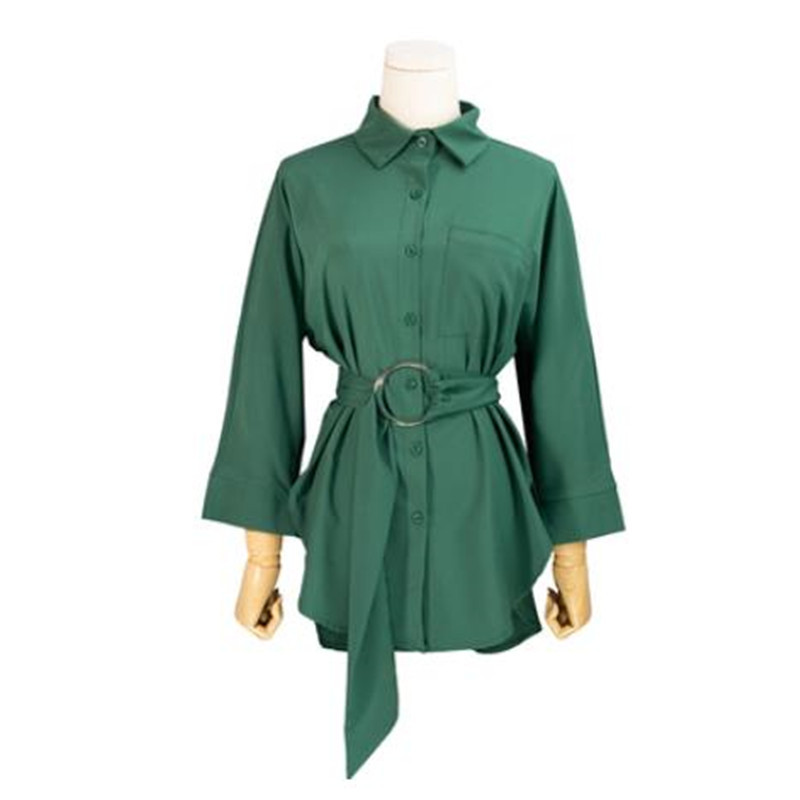 OL Style Elegant White Shirt Women Autumn Tops Fashion Formal Long Sleeve Lapel Lace-up Chiffon Blouses Blusas 210421