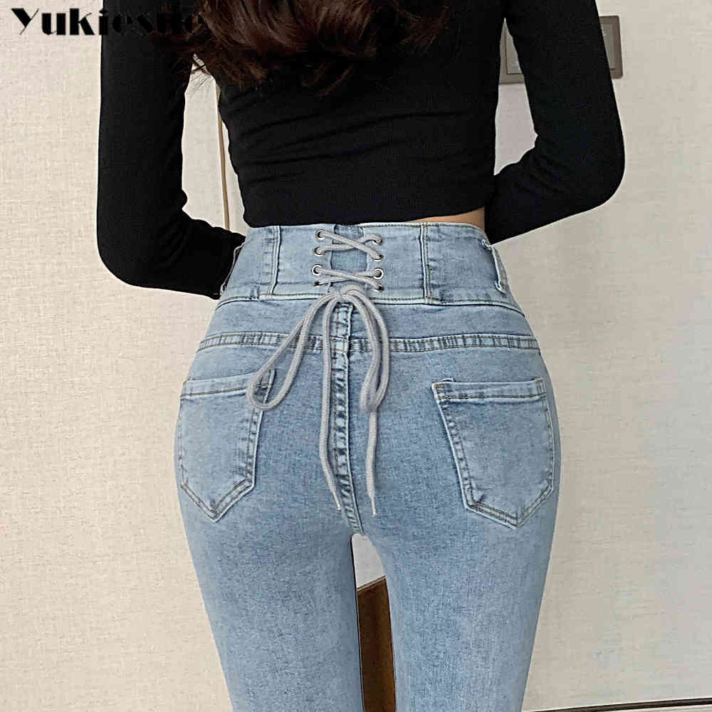Slim Jeans For Women Skinny High Waist Woman Denim Pencil Pants Stretch Waist Slim Female Trousers Plus Size Spring Autumn 210519, Blue
Slim Jeans For Women Skinny High Waist Woman Denim Pencil Pants Stretch Waist Slim Female Trousers Plus Size Spring Autumn 210519, Blue