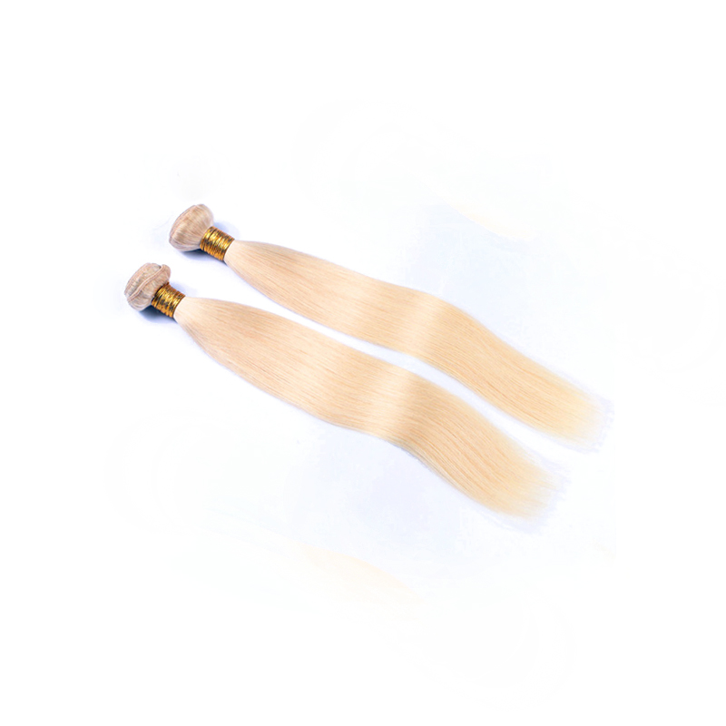 bleach blonde color 613 human hair brazilian peruvian malaysian indian straight virgin remy hairextensions can be dyed