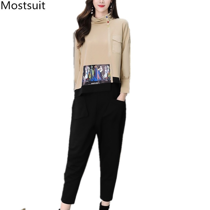 Fashion Elegant Two Piece Pants Sets Outfits Women Plus Size Printed Tops + Ankle-length Suits Workwear Ladies 2 Pcs 210518, Green
Fashion Elegant Two Piece Pants Sets Outfits Women Plus Size Printed Tops + Ankle-length Suits Workwear Ladies 2 Pcs 210518, Green