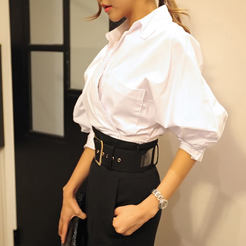 Korean Women Shirts Woman White Shirt Plus Size Elegant V Neck Blouse s Tops and Blouses Blusas Mujer De Moda 210603
Korean Women Shirts Woman White Shirt Plus Size Elegant V Neck Blouse s Tops and Blouses Blusas Mujer De Moda 210603