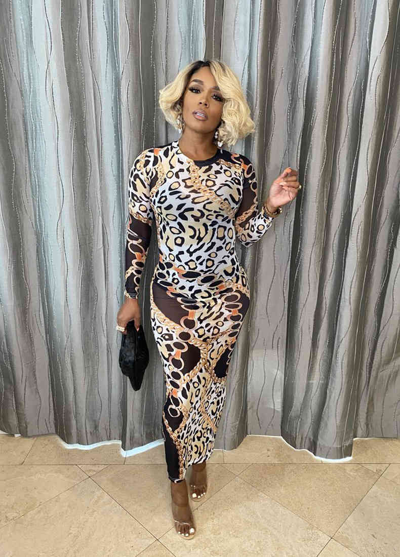 Womens Personalized Fashion Sexy Leopard Print Long Sleeve Round Neck Casual Dress, Black;gray
Womens Personalized Fashion Sexy Leopard Print Long Sleeve Round Neck Casual Dress, Black;gray