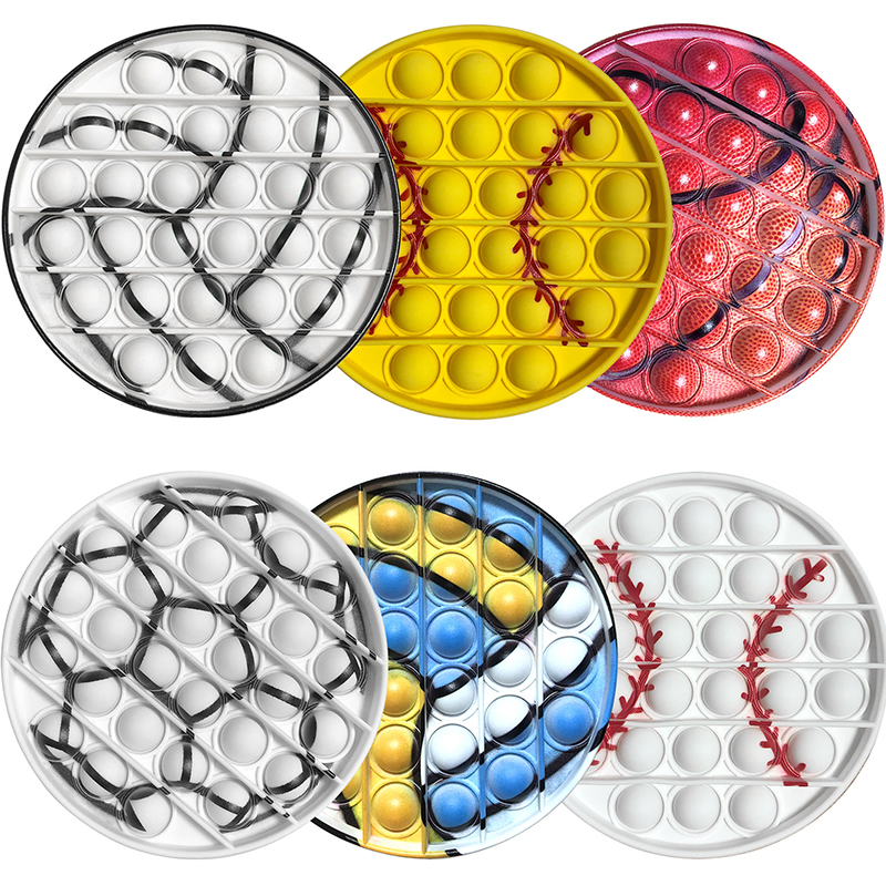 Push Bubble Fidget Toys Baseball Football Volleyball Basketball for Children Dimple Kids Antistress Decompression Toy
Push Bubble Fidget Toys Baseball Football Volleyball Basketball for Children Dimple Kids Antistress Decompression Toy