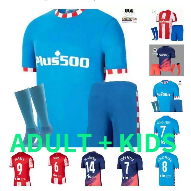 21 22 GRIEZMANN CARRASCO M. Llorente Soccer Jerseys SUAREZ JOAO FELIX 2021 2022 CORREA KOKE Camisetas third 4th CARRASCO adult men kids kit you
21 22 GRIEZMANN CARRASCO M. Llorente Soccer Jerseys SUAREZ JOAO FELIX 2021 2022 CORREA KOKE Camisetas third 4th CARRASCO adult men kids kit you
