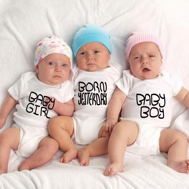 Rompers Infants Born Baby Boy Girl Short Sleeve Letter Printed Cute Romper Jumpsuit Summer Clothes Oufits
Rompers Infants Born Baby Boy Girl Short Sleeve Letter Printed Cute Romper Jumpsuit Summer Clothes Oufits