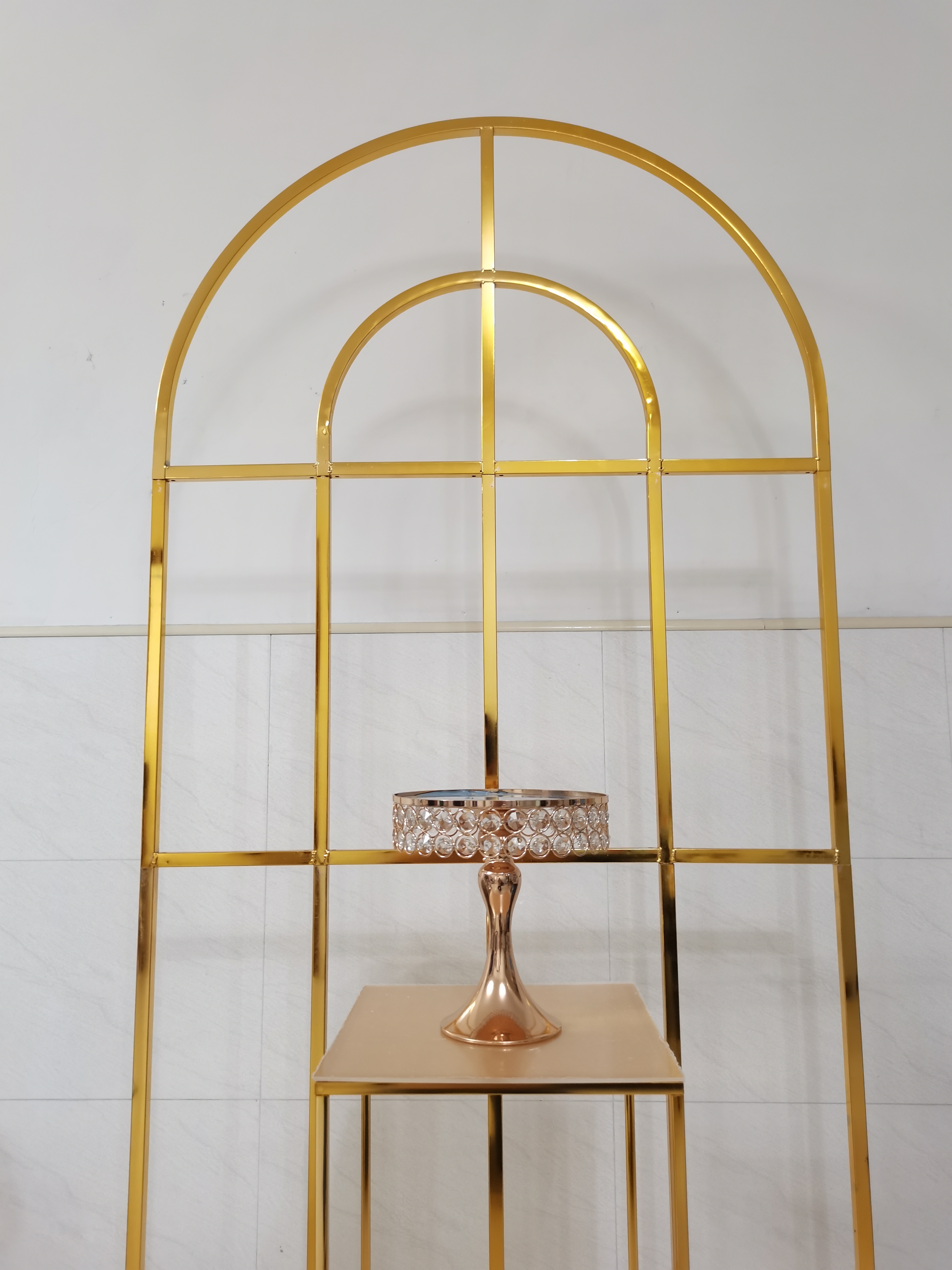 Outdoor Lawn Wedding Decoration Welcome Screen Iron Frame Plinth Table Flower Arch Birthday Balloons Rack Party Stage Backdrops Stand Fabric Display S